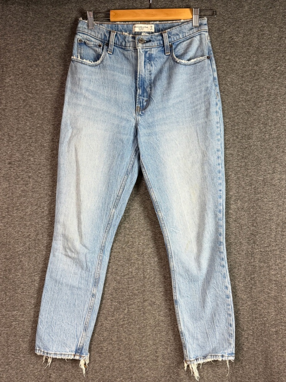 Abercrombie High Rise Skinny Jeans Light Wash Size 28